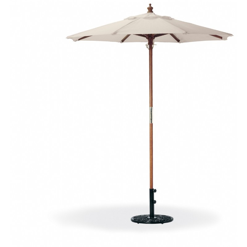 Wood Pole Octagon Patio Umbrella 6 Feet Polyester Shade alternative photo #0
