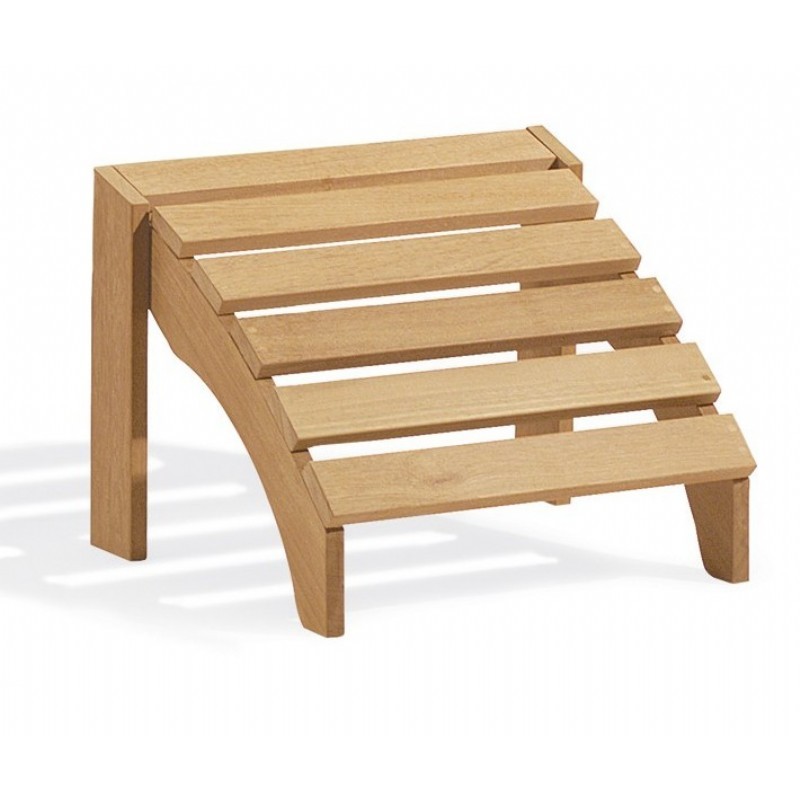 Outdoor Furniture: Footstools: Shorea Wood Outdoor Adirondack Foot Stool