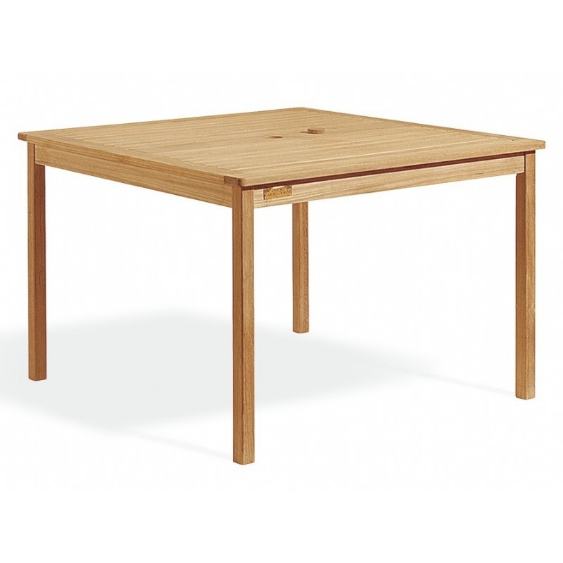 Shorea Wood Square Outdoor Dining Table 42 inch : Square Dining Tables