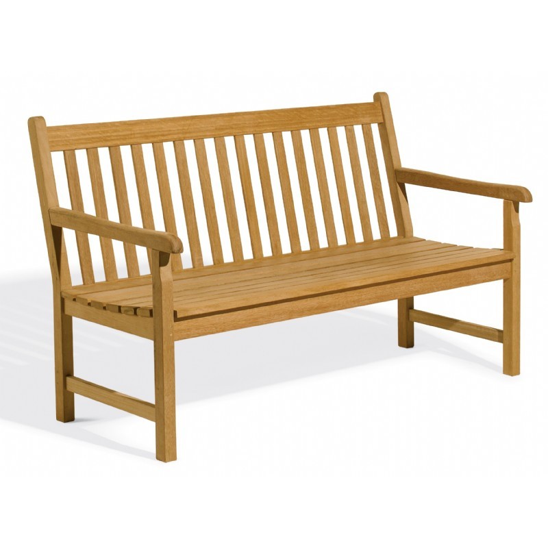 Outdoor Furniture: Oxford Garden: Shorea Collection: Shorea Wood Classic Outdoor Bench 5 Feet
