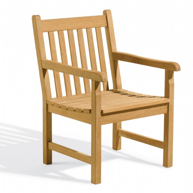 Shorea Wood Classic Outdoor Arm Chair : Dining Chairs