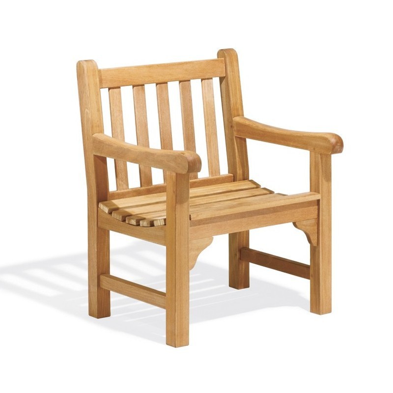 Outdoor Furniture: Oxford Garden: Shorea Collection: Shorea Wood Essex Outdoor Arm Chair