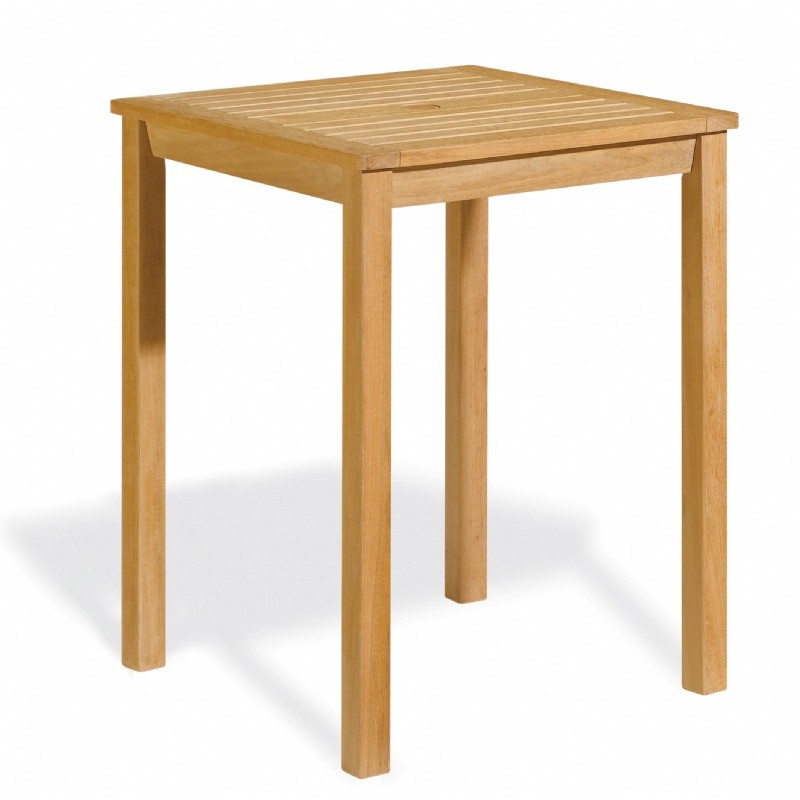 Shorea Wood Square Counter Height Dining Table 28x28 inch : Square Dining Tables