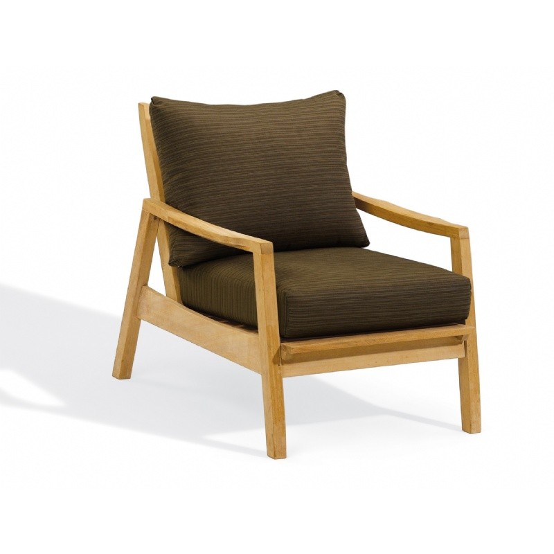 Outdoor Furniture: Club Chairs: Shorea Wood Siena Outdoor Club Chair