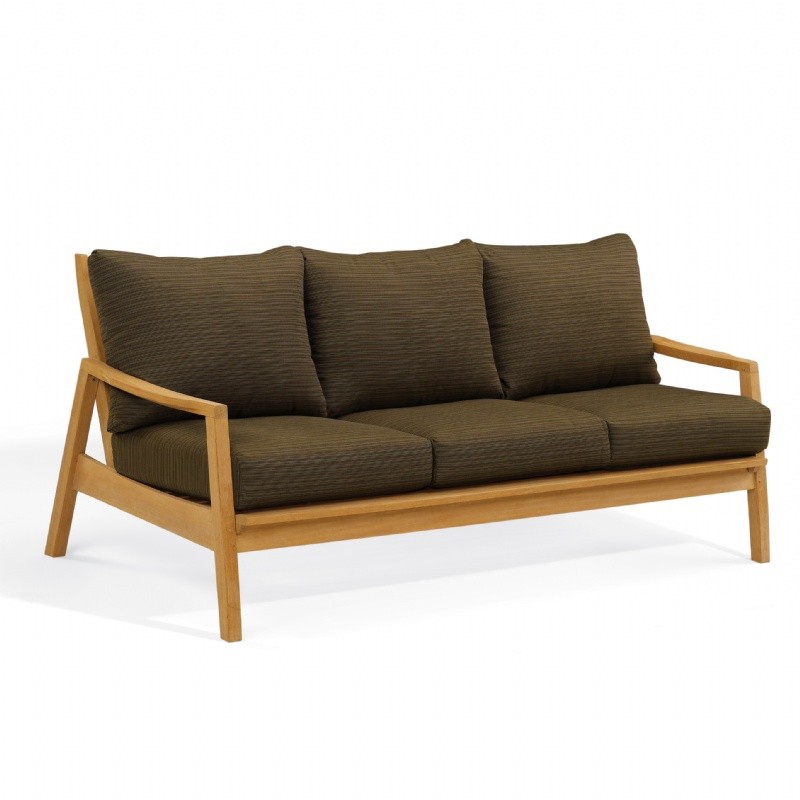 Outdoor Furniture: Oxford Garden: Shorea Collection: Shorea Wood Siena Outdoor Sofa