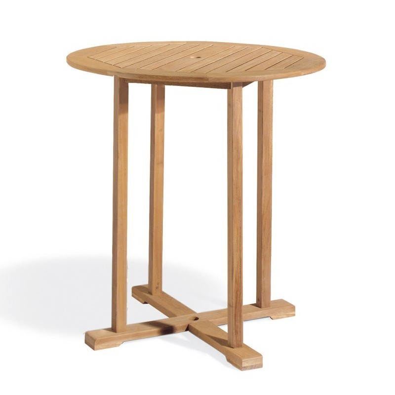 Outdoor Furniture: Oxford Garden: Shorea Collection: Shorea Wood Sonoma Outdoor Bar Table 36 inch