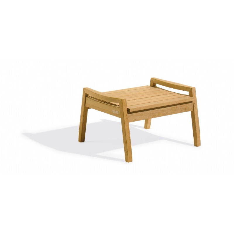 Shorea Wood Siena Outdoor Ottoman : Footstools