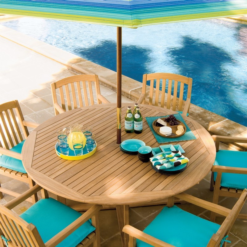 Wood Outdoor Dining Sets on Outdoor Patio Dining Sets     Shorea Wood Chadwick Outdoor Dining Set
