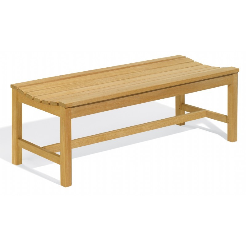 Shorea Wood Classic Backless Outdoor Bench 4 Feet Shorea Wood Classic Backless Outdoor Bench 4 Feet