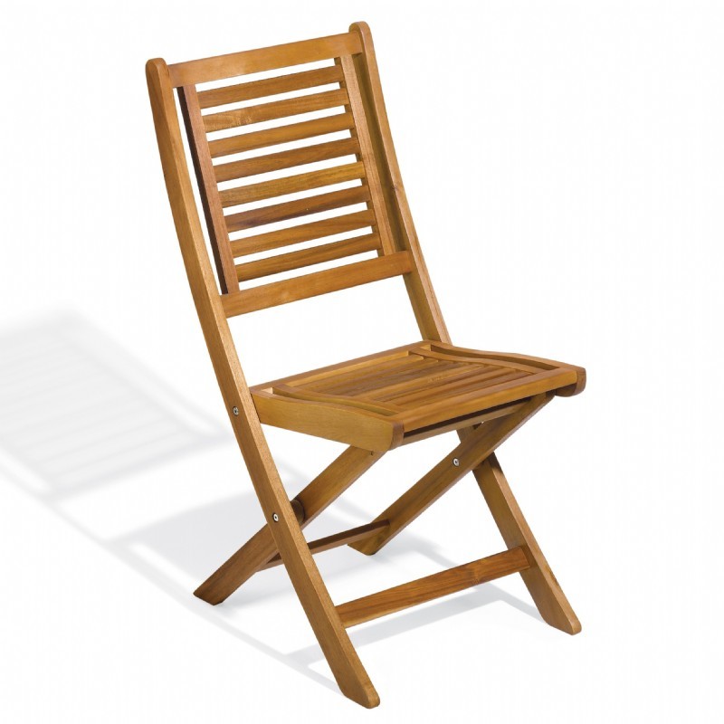 Capri Acacia Wood Outdoor Folding Chair