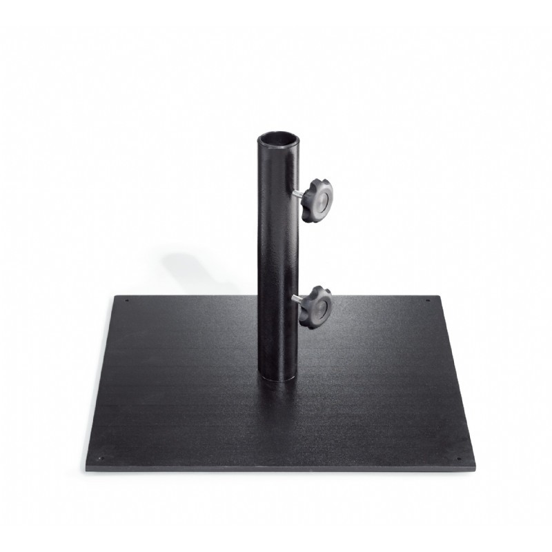 Steel Square Market Umbrella Base 70 Lbs Steel Square Market Umbrella Base 70 Lbs