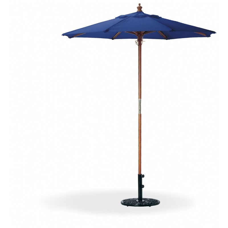 Wood Pole Octagon Patio Umbrella 6 Feet Polyester Shade