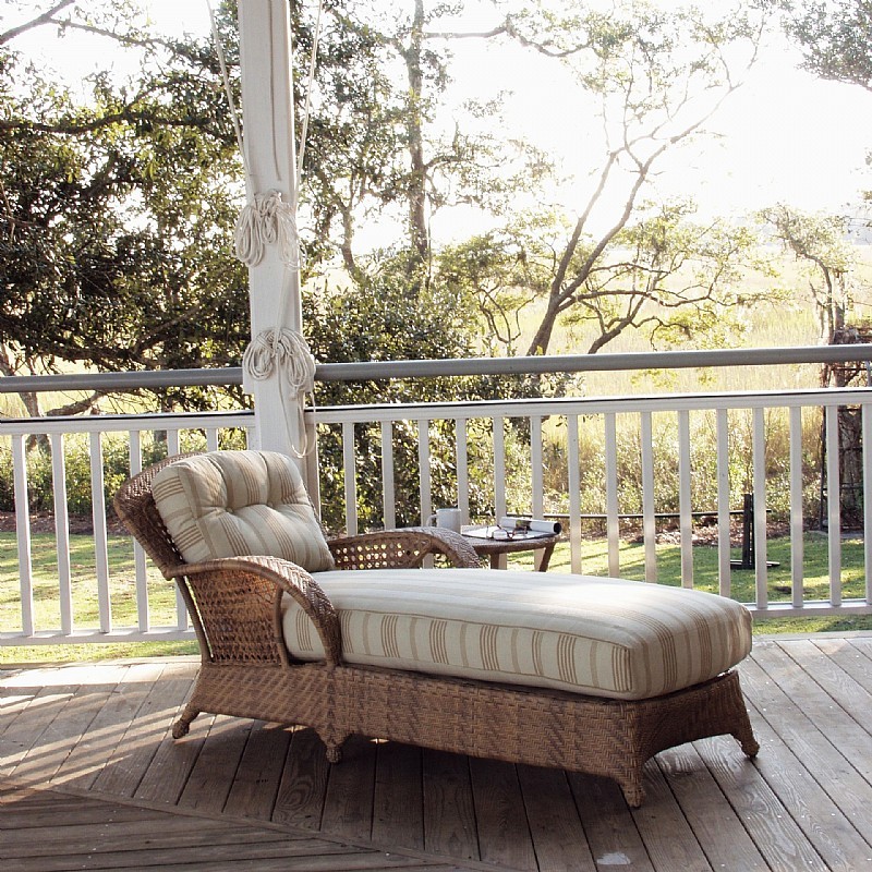 Boca Outdoor Wicker Chaise Lounge