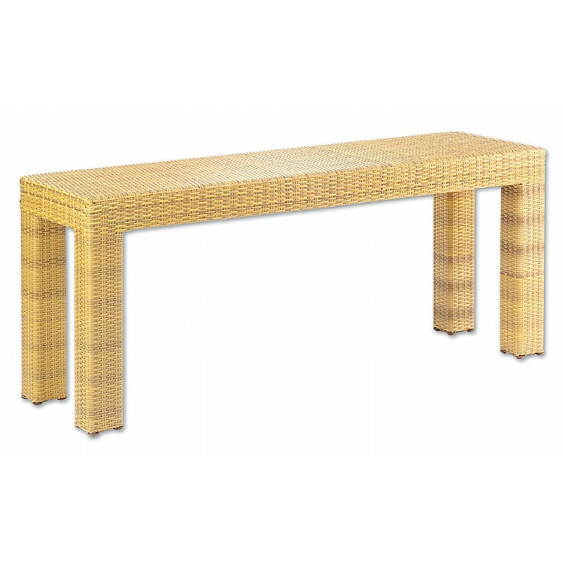 Montecito Outdoor Wicker Console Table 60 inch