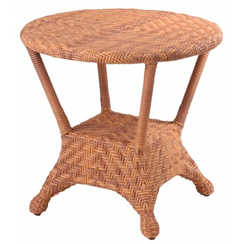 Outdoor Furniture: Coffee Tables: Boca Outdoor Wicker End Table