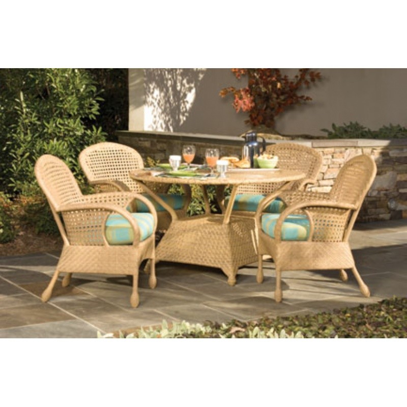 Outdoor Furniture: Outdoor Patio Dining Sets: Boca Outdoor Wicker Dining Set 5 Piece