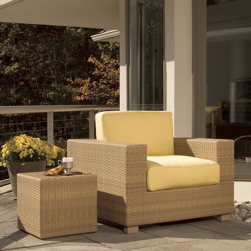 Outdoor Furniture: Whitecraft: Montecito Collection: Montecito Outdoor Wicker Club Chair