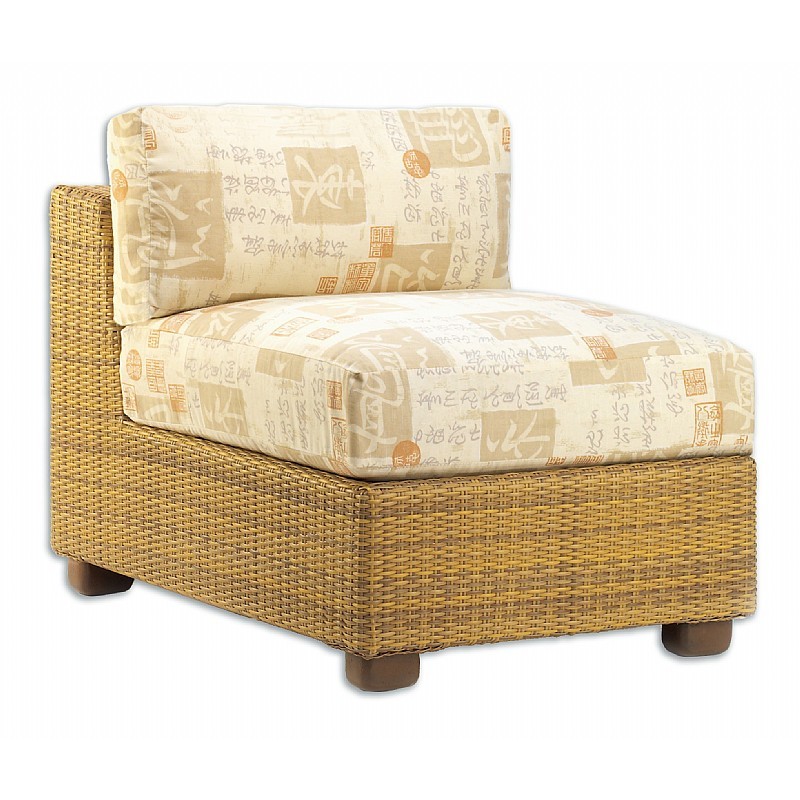 Montecito Outdoor Wicker Armless Sectional Unit : Sectionals