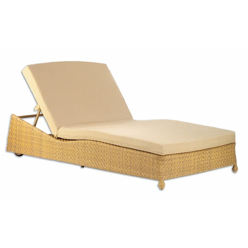 Outdoor Furniture: Whitecraft: Montecito Collection: Montecito Outdoor Wicker Double Chaise Lounge
