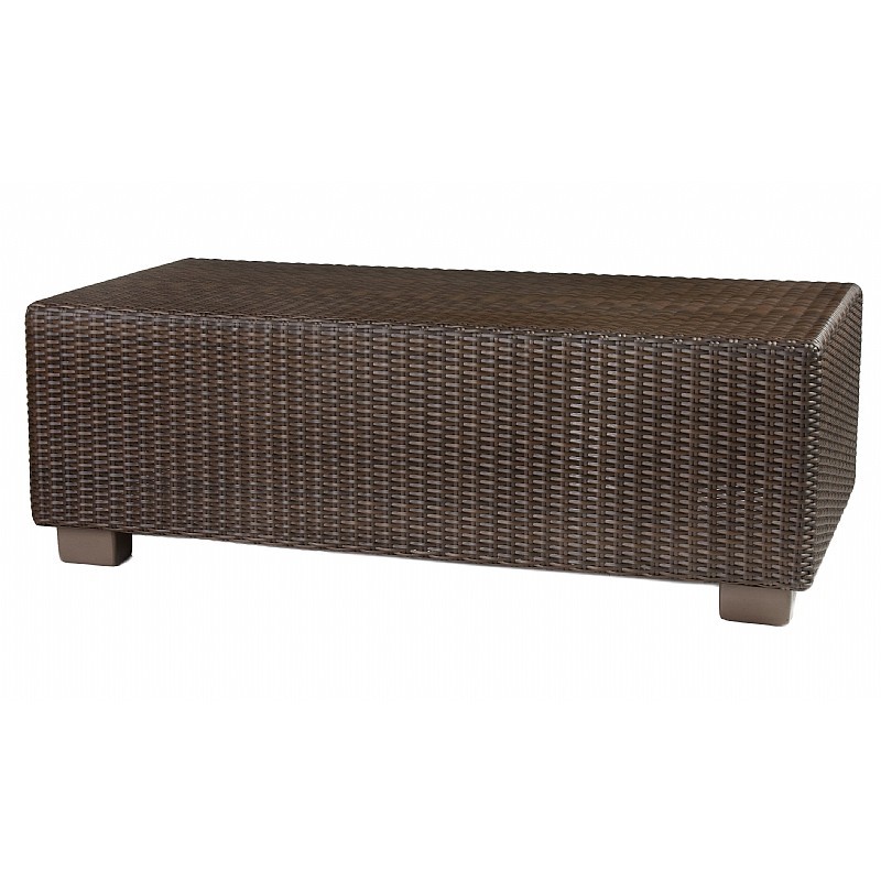 Montecito Outdoor Wicker Rectangle Coffe Table 42 inch. : Coffee Tables