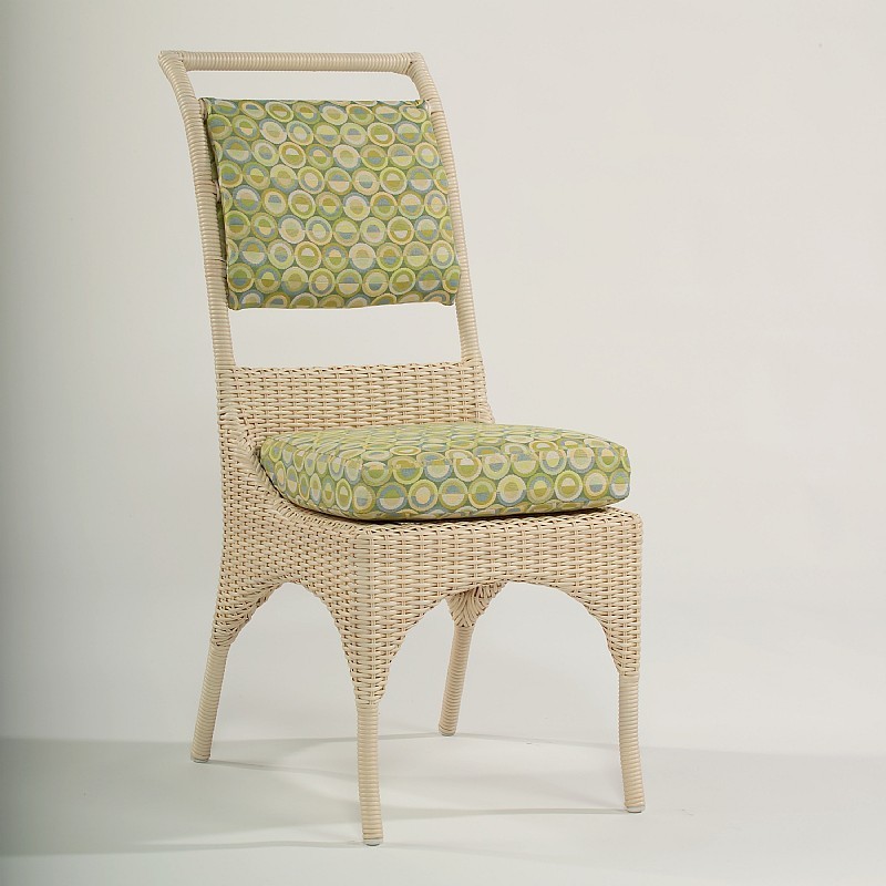 Outdoor Furniture: Whitecraft: Oasis Collection: Oasis All Weather Wicker Dining Chair