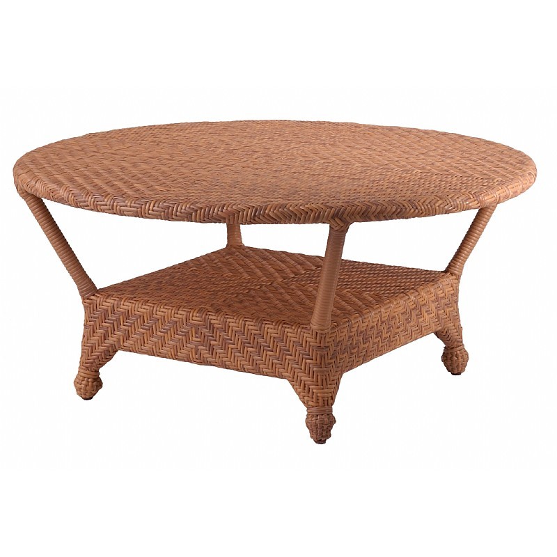 Boca Outdoor Wicker Low Cocktail Table 36 inch