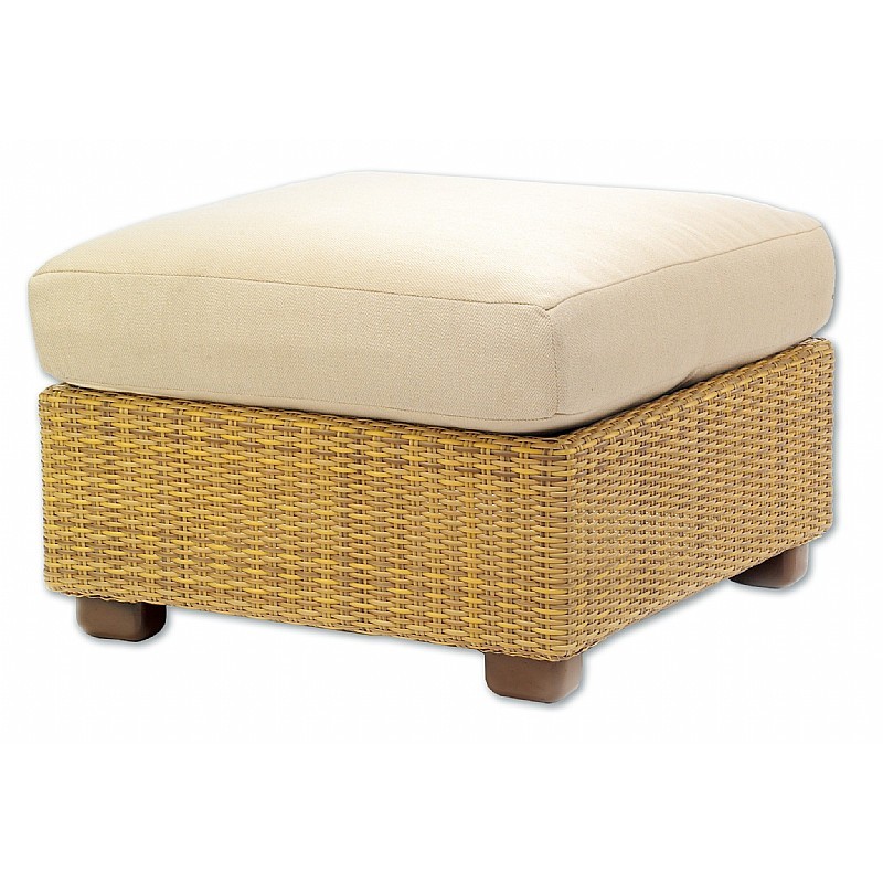 Montecito Outdoor Wicker Club Ottoman