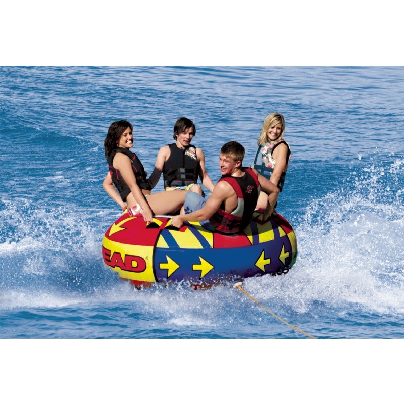 Pool & Beach: Towable Tubes: Mega Boost Four Rider Towable Tube