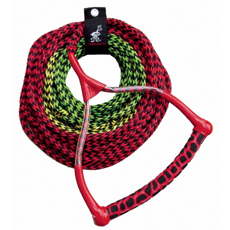 Pool & Beach: Tow Ropes: Airhead 3 Section Radius Handle Ski Rope