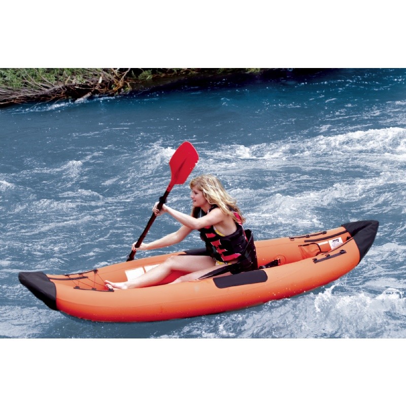 Pool & Beach: Inflatable Boats & Kayaks: Airhead 1 Paddler Performance Travel Kayak
