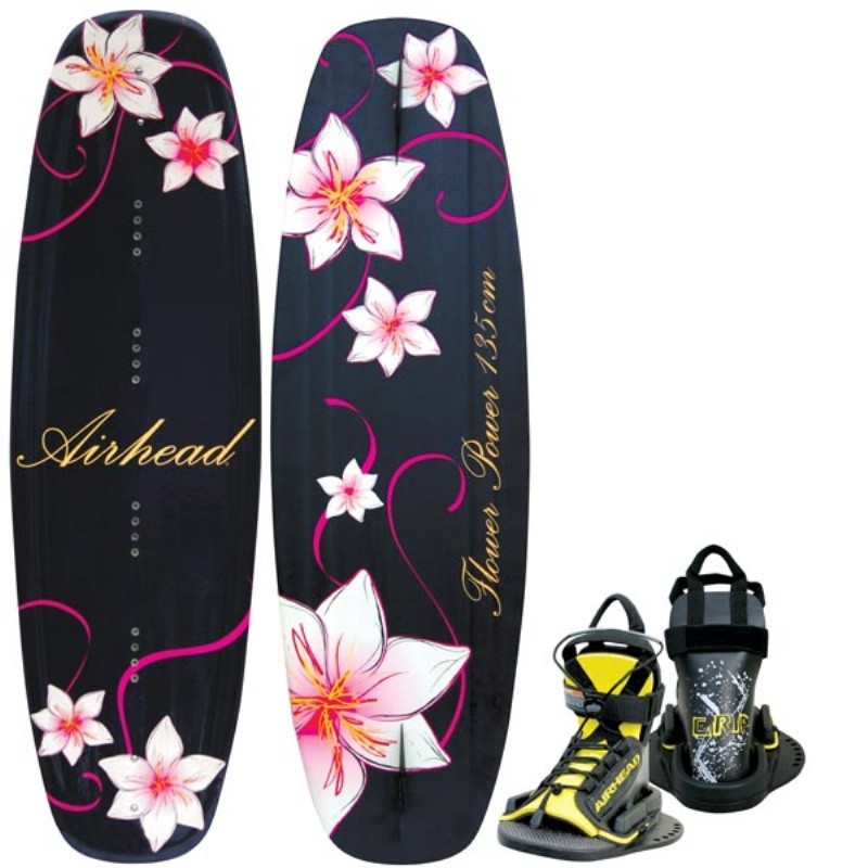 Pool & Beach: Water Sports: Airhead Flower Power Wakeboard with Grip Binding