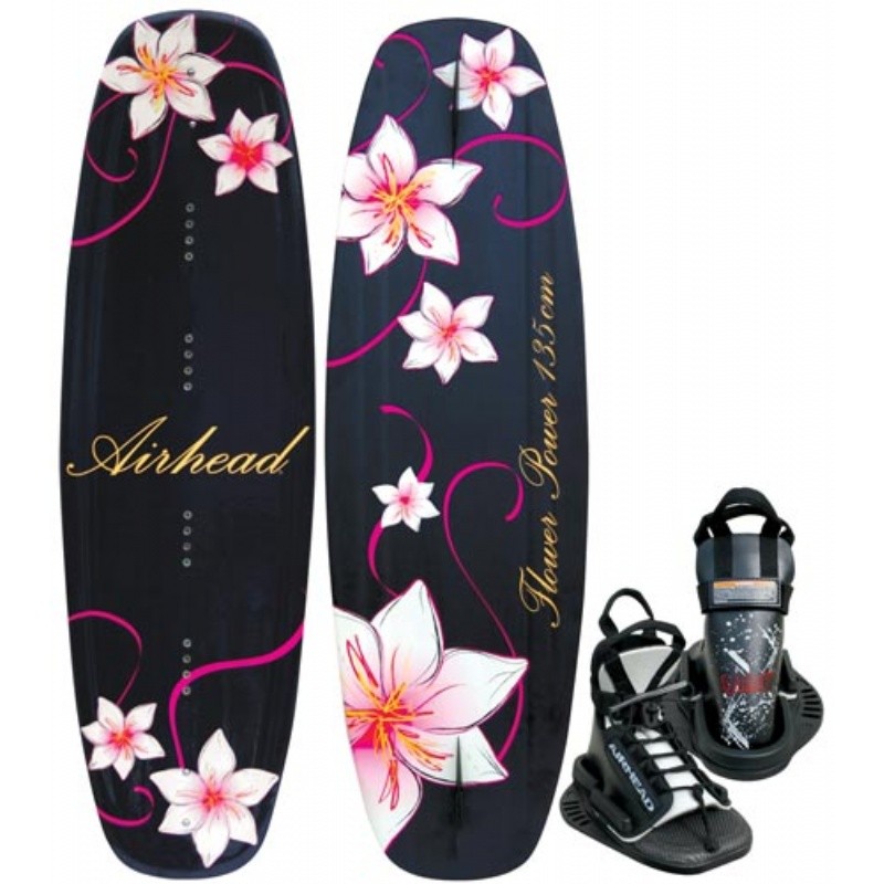 Pool & Beach: Water Sports: Airhead Flower Power Wakeboard with Vise Binding