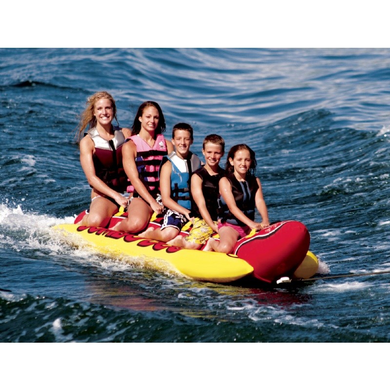 Pool & Beach: Towable Tubes: Jumbo Dog Five Rider Towable Tube