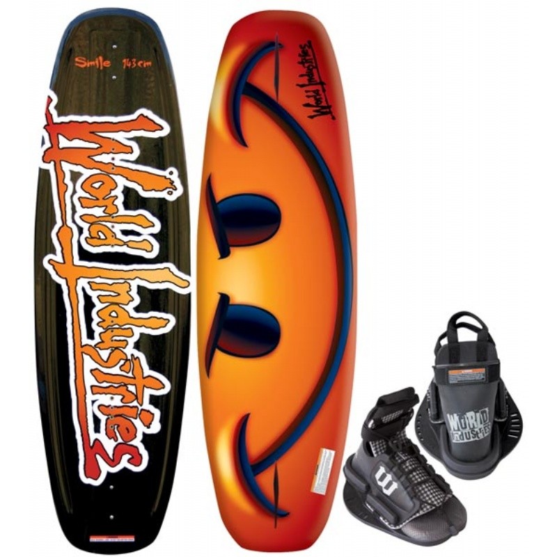 Pool & Beach: Water Sports: WI Smile Wakeboard with Faction Bindings