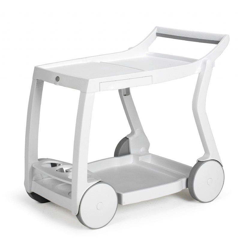 Outdoor Furniture: Nardi: Gardenia Collection: Galileo Folding Bar Cart
