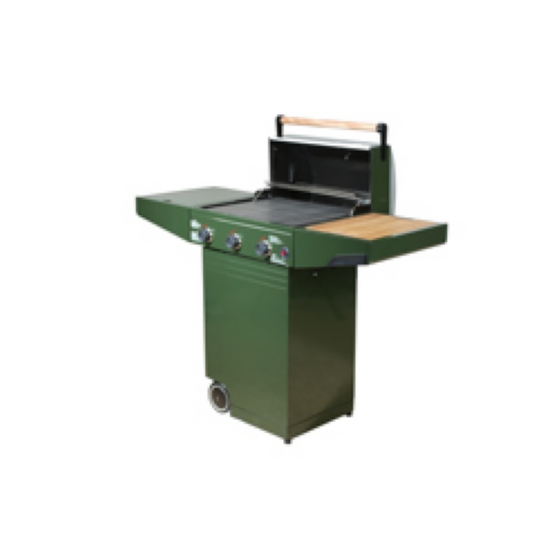 Minden Master Gas Grill Green : Barbecue Grills
