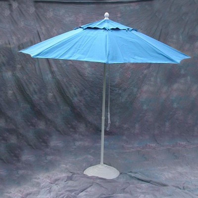 Market Umbrella 9' White Pole Pulley alternative photo