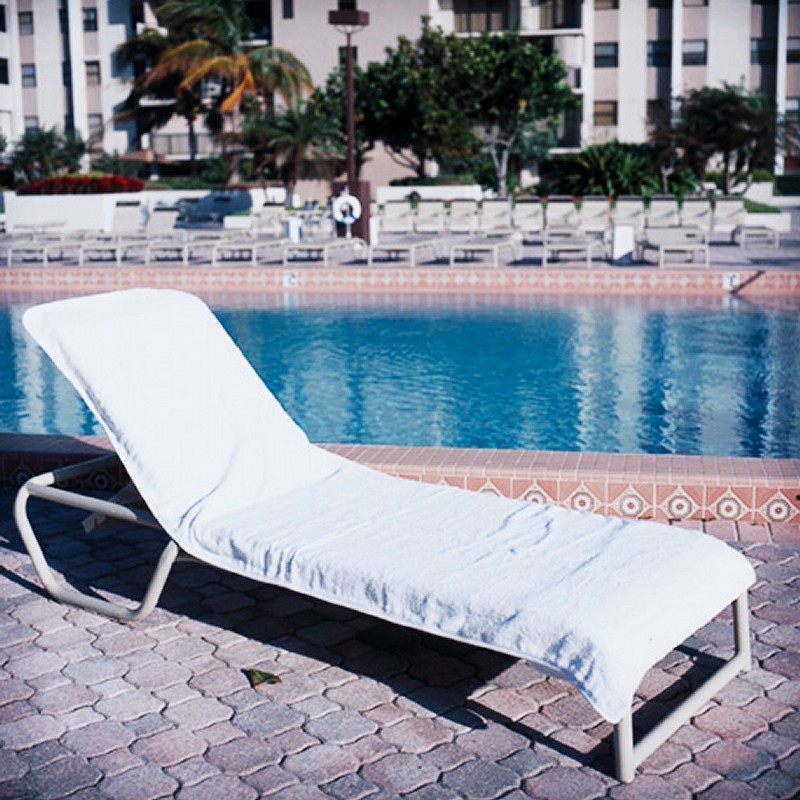 Resort Chaise Cover White Towel : Best Selling Pool Items