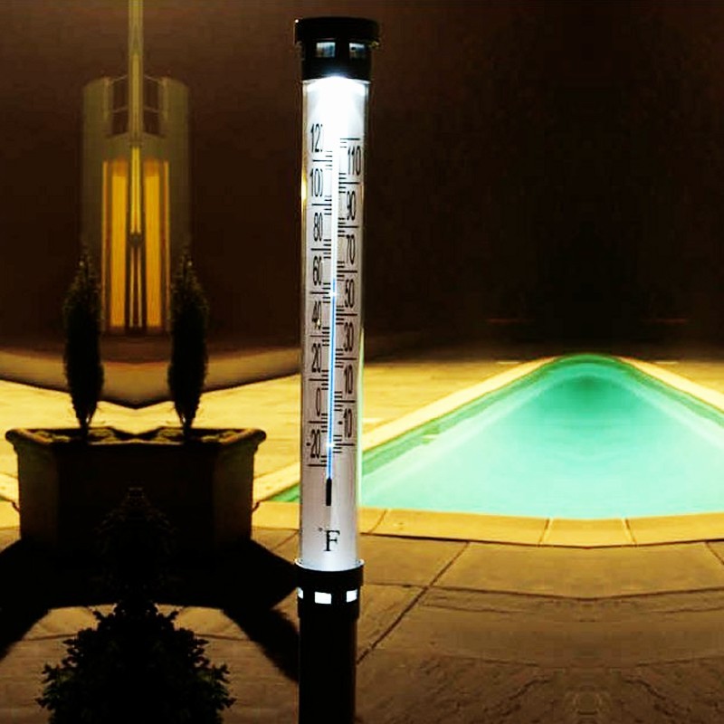 Lighting: Outdoor Garden Lamps: Jumbo Garden Thermometer