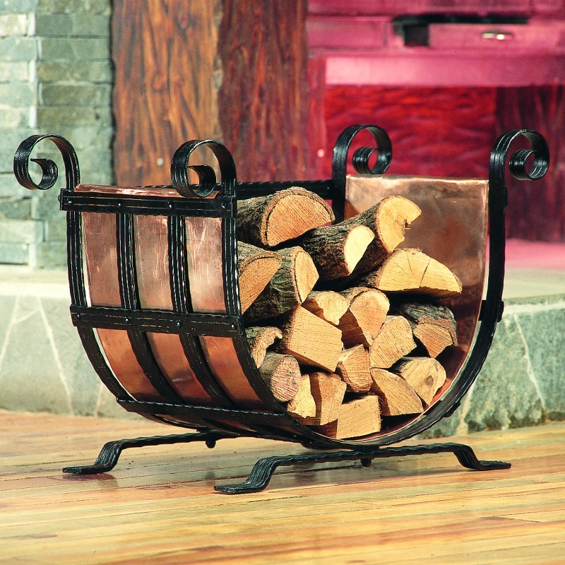 Log Holder - Copper Wood Holder
