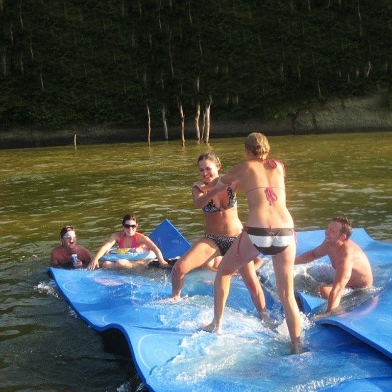 Pool & Beach: Water Trampolines: WaterMat Plus Floating Mat