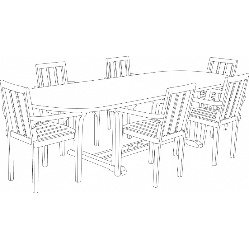 Terrazzo Rectangle Patio Table and Chairs Set Cover 106"L alternative photo #0