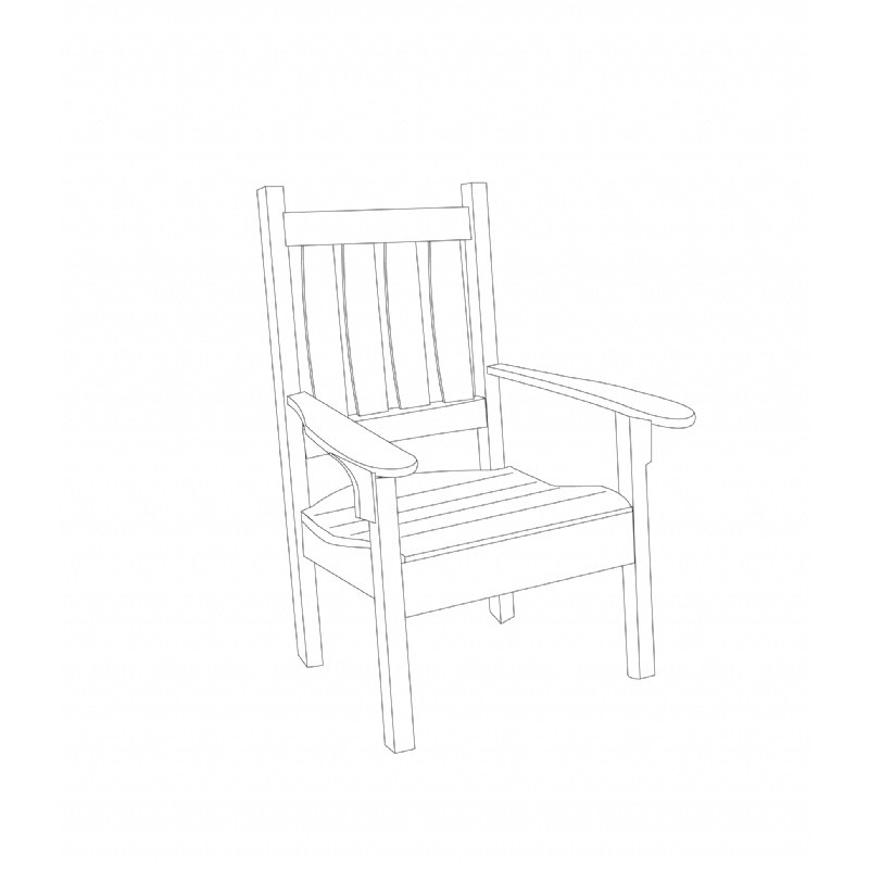 Terrazzo Patio Chair Cover alternative photo #0