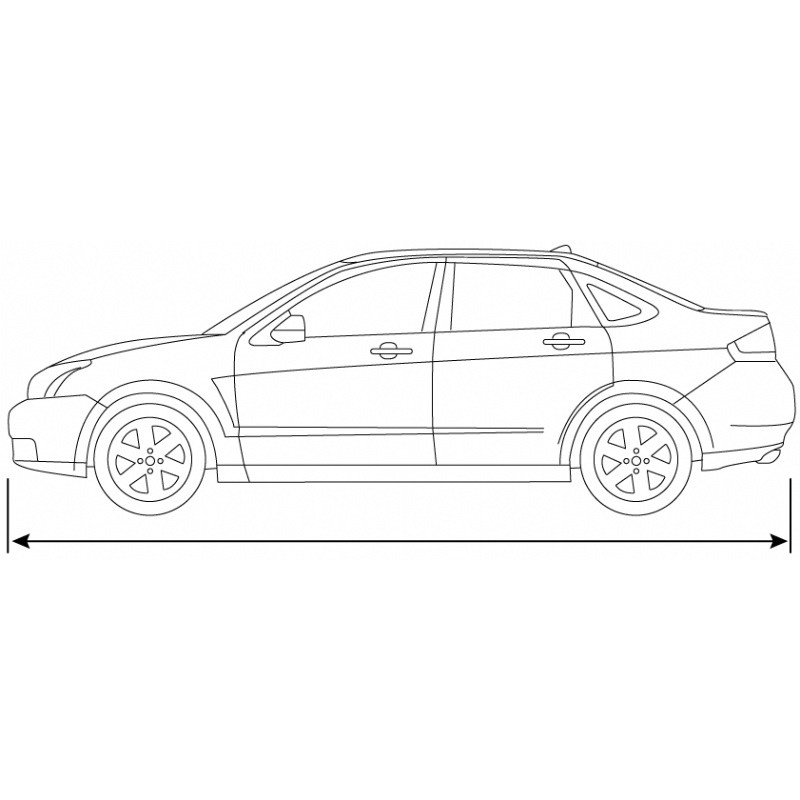 OverDrive PolyPRO&trade; 3 Sedan Car Cover 175 inch alternative photo #0