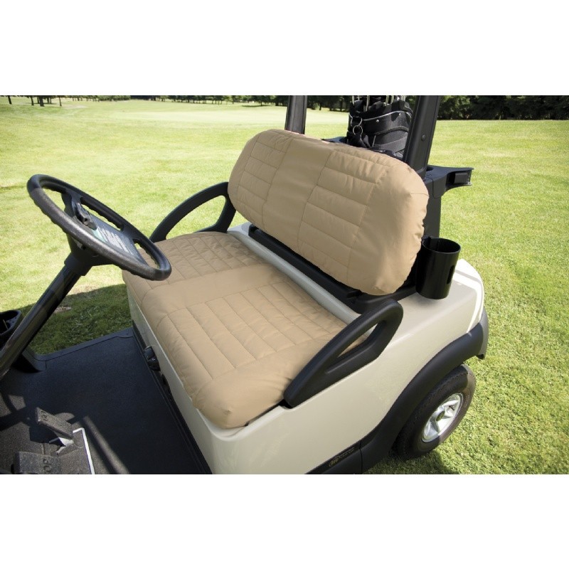 Golf Car Padded Seat Cover Sand : Golf Car Covers