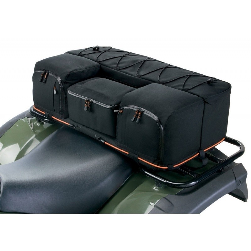 Patio Furniture Covers: Atv Covers: ATV Rear Rack Bag with Cooler Black