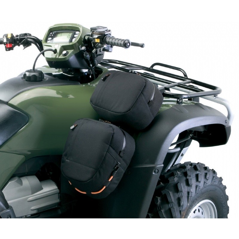 Patio Furniture Covers: Atv Covers: ATV Fender Cargo Bag Black