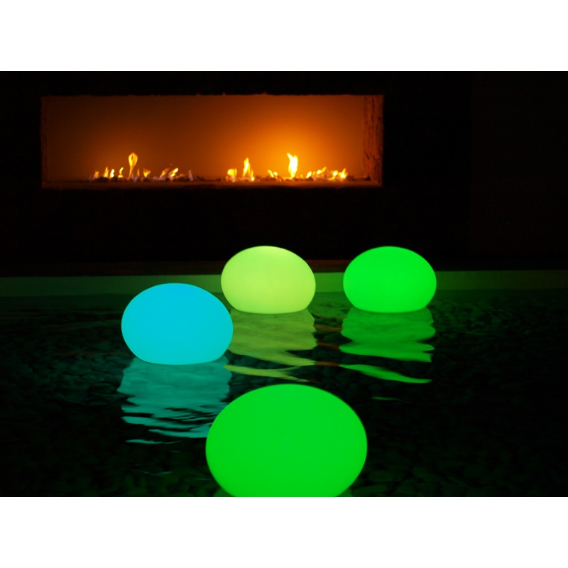 Pool & Beach: Pool Lights: Floating Flat Ball Lamp Pool Light 13 inch