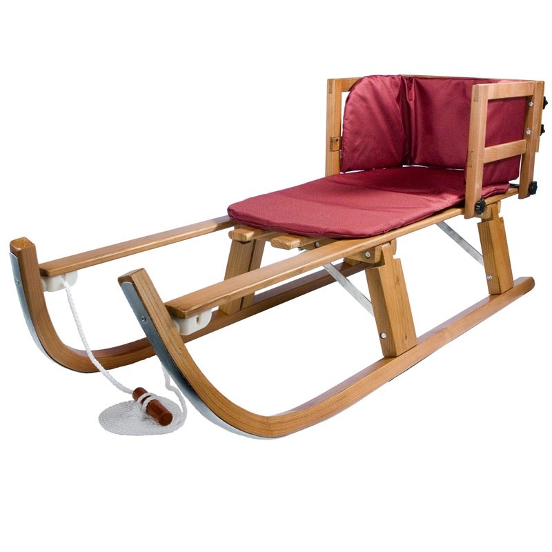 Pool & Beach: Snow Sleds: Heirloom Wooden Folding Pull Sled