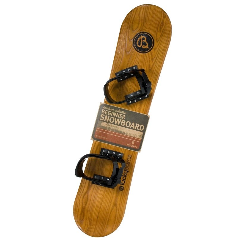 Pool & Beach: Snow Sleds: Heirloom Youth Wooden Beginner Snowboard 95 cm.